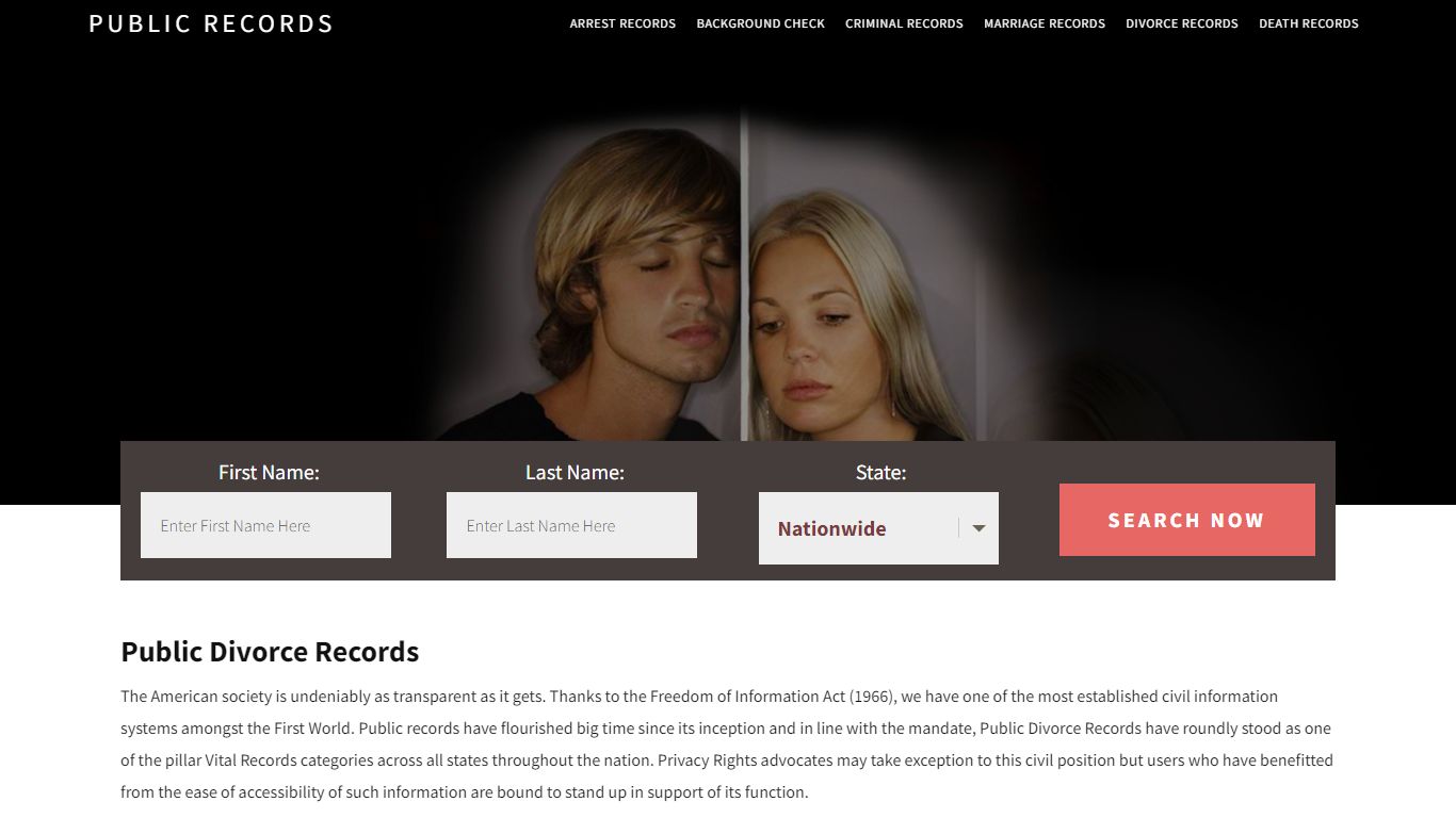 Public Divorce Records | Enter Name and Search. 14Days Free